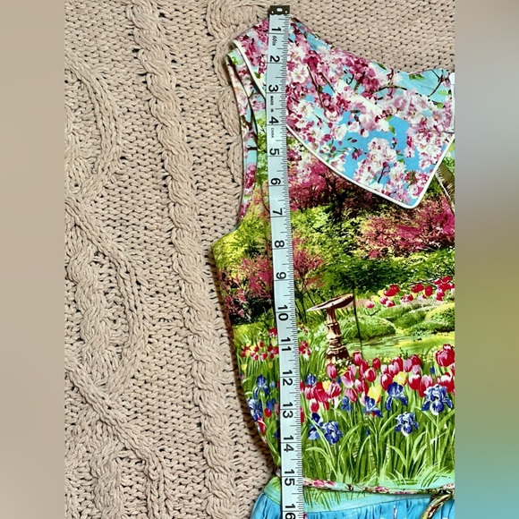 SOLD | ModCloth X Bernie Dexter Scene and Believed Dress - Medium Spring Floral - Picture 6 of 9